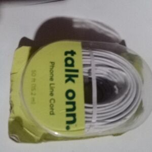 Talk onn phone line cord 50 feet new sealed up in box